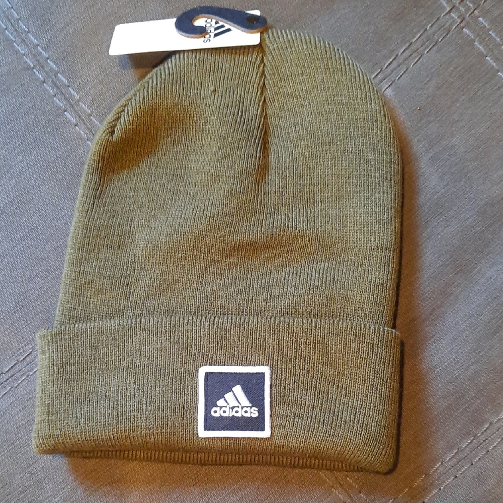 Adidas Classic Green Knit Beanie